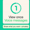 WhatsApp推出语音消息听一次功能